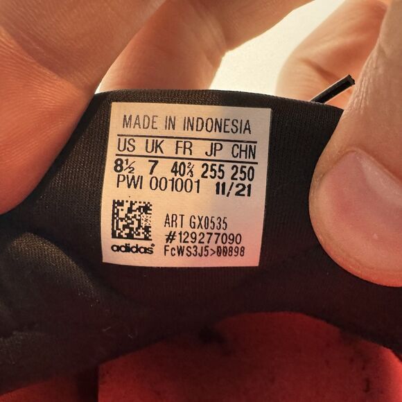 Adidas Womens‎ Supernova Plus GX0535 Black Running Shoes Sneakers Size 8.5 - Picture 8 of 8